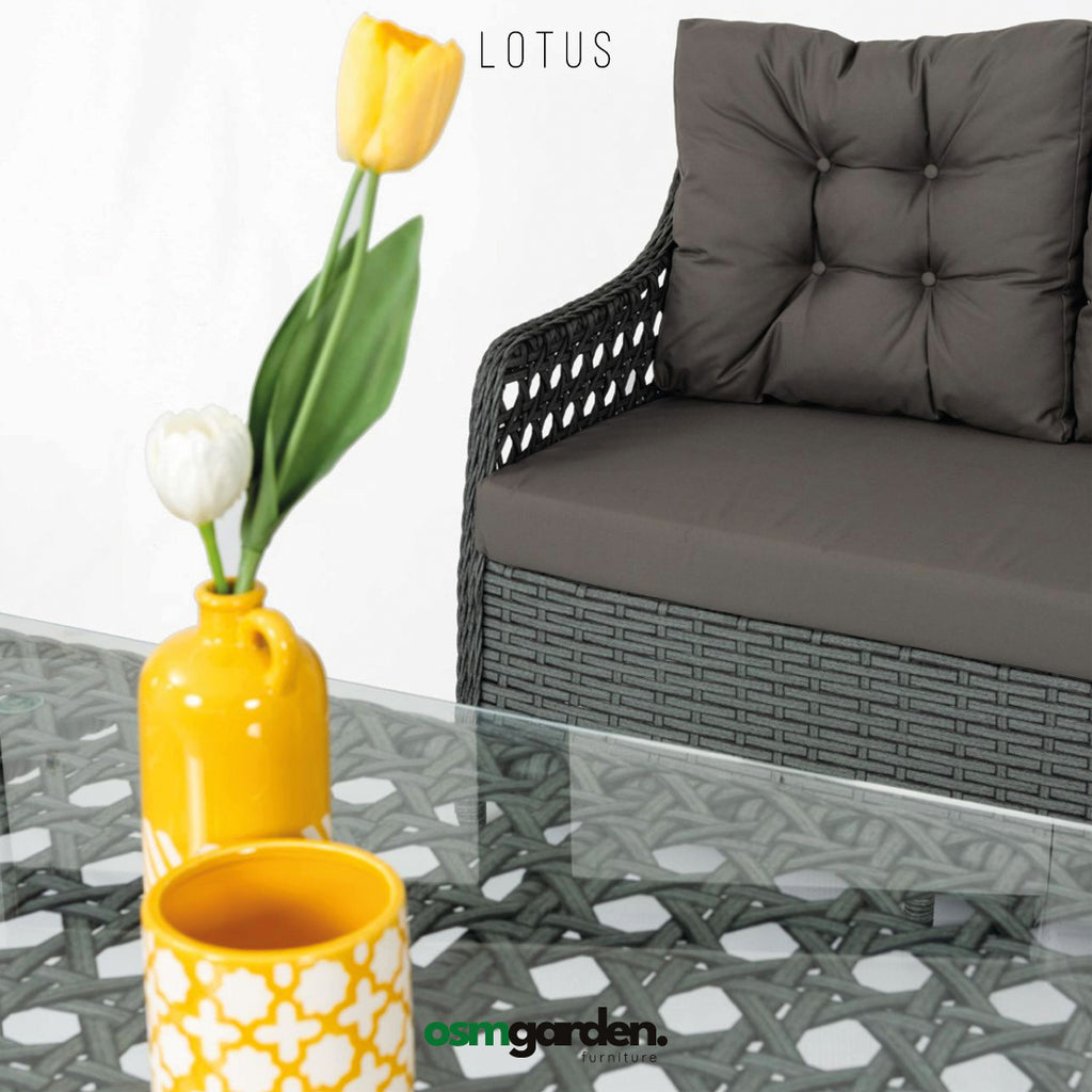 Lotus Rattan Oturma Grubu | Bahçe Mobilyası